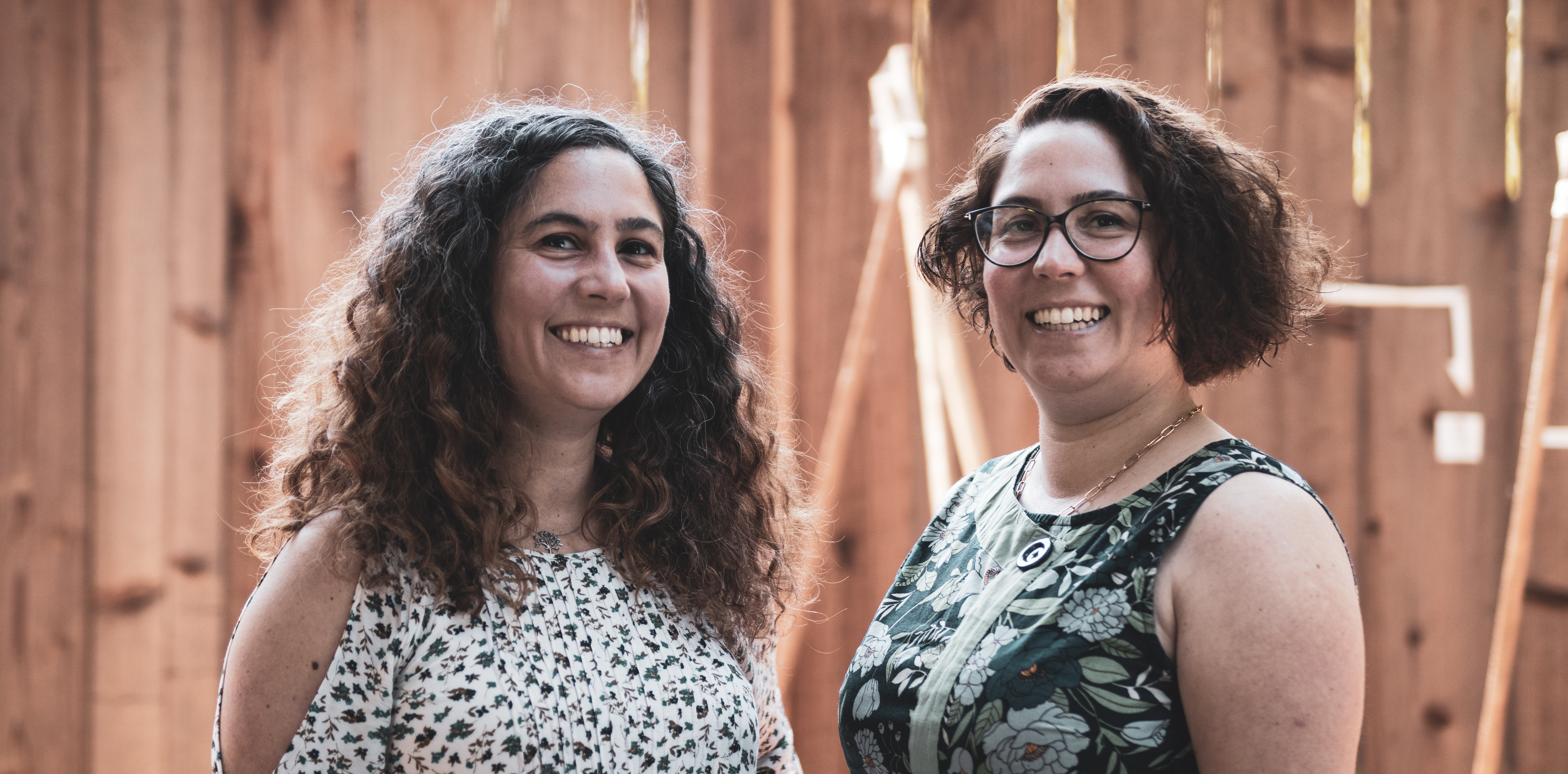 Curators Duygu Gün and Bengü Gün
